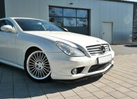 Maxton Design Front extension V.1 black gloss - Mercedes CLS C219 55AMG