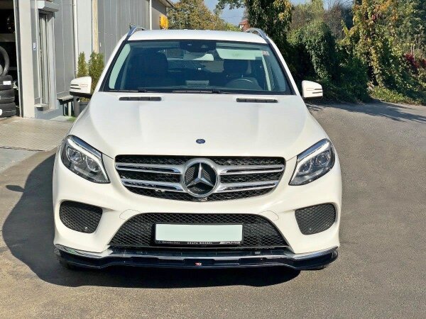 Maxton Design Front extension V.1 black gloss - Mercedes GLE W166 AMG-Line