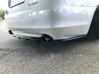 Maxton Design Middle diffuser rear extension black gloss - Lexus GS 300 MK3 Facelift DTM Look