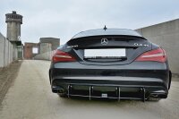 Maxton Design Diffuser rear extension for Rear bumper V.2 - Mercedes CLA A45 AMG C117 Facelift