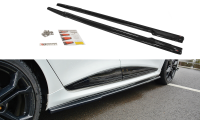 Maxton Design Side skirts extension extension black gloss...