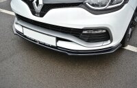 Maxton Design Front extension black gloss - Renault Clio MK4 RS