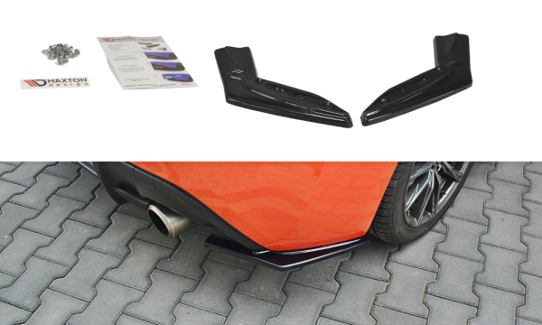 Maxton Design Heckansatz Flaps Diffusor V.1 schwarz Hochglanz - Toyota GT86 Facelift
