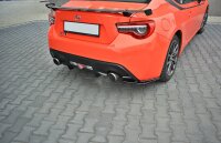 Maxton Design Heckansatz Flaps Diffusor V.1 schwarz Hochglanz - Toyota GT86 Facelift