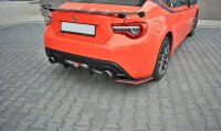 Maxton Design Heckansatz Flaps Diffusor V.2 schwarz Hochglanz - Toyota GT86 Facelift