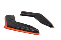 Maxton Design Rear extension Flaps diffuser V.2 black gloss - Toyota GT86 Facelift