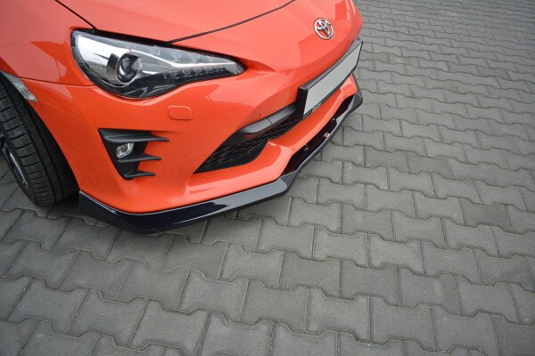 Maxton Design Front extension V.1 black gloss - Toyota GT86 Facelift