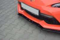 Maxton Design Front extension V.3 black gloss - Toyota GT86 Facelift