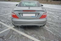 Maxton Design Heckansatz Flaps Diffusor V.1 schwarz Hochglanz - Mercedes SLK R172