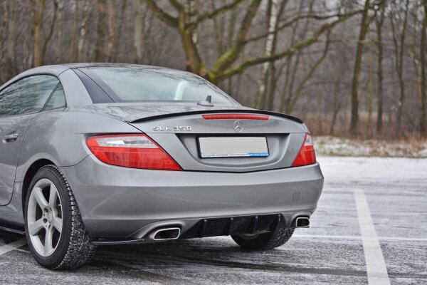 Maxton Design Spoiler Cap schwarz Hochglanz - Mercedes SLK R172