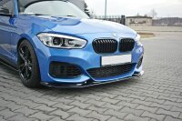 Maxton Design Front extension V.3 black gloss - BMW 1 Series F20/F21 M-Power