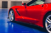Maxton Design Seitenschweller Ansatz schwarz Hochglanz - Chevrolet Corvette C7