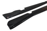 Maxton Design Side skirts extension extension black gloss - Chevrolet Corvette C7