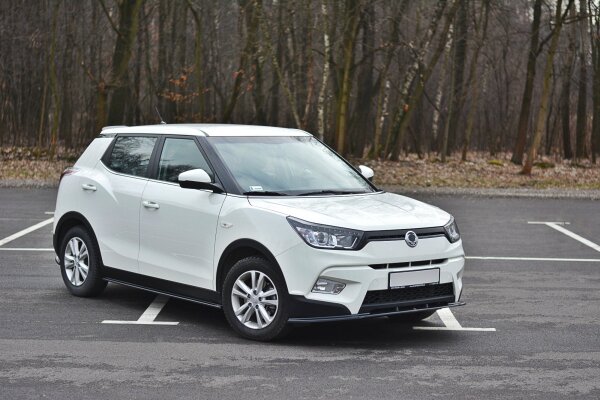 Maxton Design Frontansatz V.1 schwarz Hochglanz - Ssangyong Tivoli