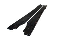 Maxton Design Side skirts extension extension black gloss - Infiniti G35 Coupe