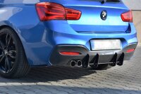 Maxton Design Diffuser rear extension for Rear bumper V.1 - BMW 1 Series F20/F21 M-Power Facelift