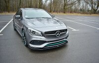 Maxton Design Front extension V.1 black gloss - Mercedes CLA C117 AMG-Line Facelift