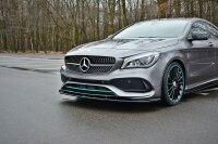 Maxton Design Front extension V.1 black gloss - Mercedes CLA C117 AMG-Line Facelift