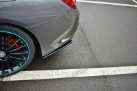 Maxton Design Heckansatz Flaps Diffusor schwarz Hochglanz - Mercedes CLA C117 AMG-LINE Facelift