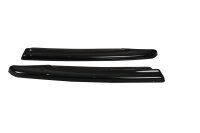 Maxton Design Rear extension Flaps diffuser black gloss - Mercedes CLA C117 AMG-Line Facelift