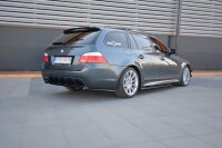 Maxton Design Diffusor Heckansatz für Heckschürze - BMW 5er E61 (TOURING) WAGON M Paket