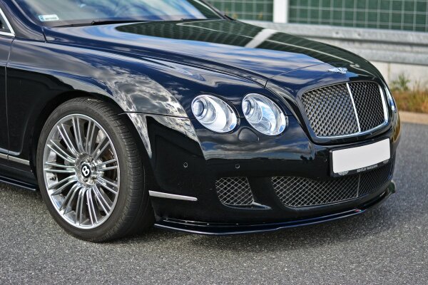 Maxton Design Front extension V.1 black gloss - Bentley Continental GT