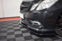 Maxton Design Front extension black gloss - Mercedes E-Class W207 Coupe AMG-Line