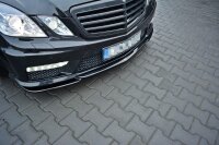 Maxton Design Front extension V.1 black gloss - Mercedes E63 AMG W212