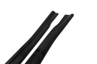 Maxton Design Side skirts extension extension black gloss - Mercedes E63 AMG W212