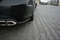 Maxton Design Heckansatz Flaps Diffusor schwarz Hochglanz - Mercedes E63 AMG W212