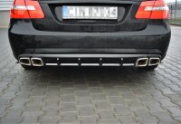 Maxton Design Diffuser rear extension black gloss - Mercedes E63 AMG W212