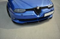 Maxton Design Front extension V.1 black gloss - Alfa Romeo 156 GTA