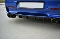 Maxton Design Diffuser rear extension black gloss - Alfa Romeo 156 GTA SW