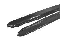 Maxton Design Side skirts extension extension black gloss - Audi S6 C5