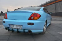 Maxton Design Diffuser rear extension for Rear bumper - Hyundai Tiburon MK2 Facelift