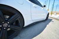 Maxton Design Side skirts extension extension black gloss - Chevrolet Camaro MK6 Phase-I 2SS Coupe
