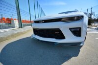 Maxton Design Front extension V.1 black gloss - Chevrolet Camaro MK6 Phase-I 2SS Coupe