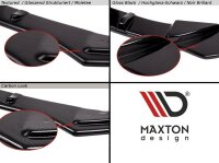 Maxton Design Heckansatz Flaps Diffusor schwarz Hochglanz - Porsche Cayman S 987C