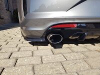 Maxton Design Rear extension Flaps diffuser black gloss - VW Scirocco MK3 R Facelift