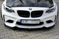 Maxton Design Front extension black gloss - BMW M2 (F87) Coupe