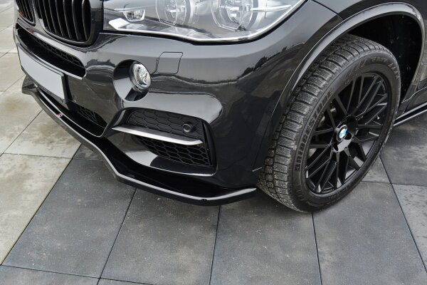 Maxton Design Front extension V.1 black gloss - BMW X5 F15 M Package