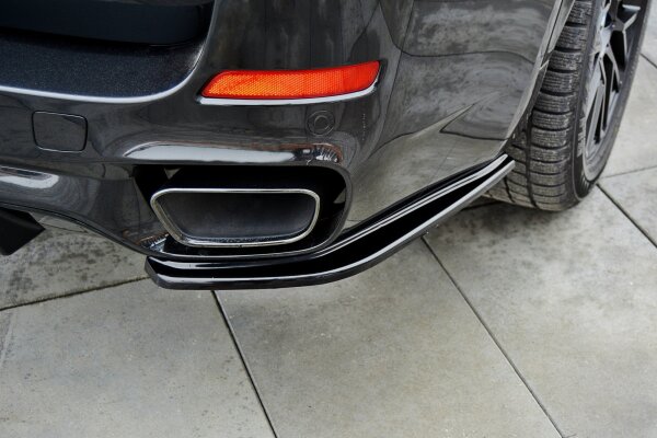 Maxton Design Rear extension Flaps diffuser black gloss - BMW X5 F15 M Package