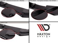 Maxton Design Rear extension Flaps diffuser black gloss - BMW 5 Series E60/E61 M Package