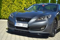 Maxton Design Front extension black gloss - Hyundai Genesis Coupe MK1