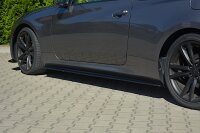 Maxton Design Side skirts extension extension black gloss - Hyundai Genesis Coupe MK1