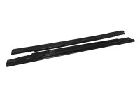 Maxton Design Side skirts extension extension black gloss - Hyundai Genesis Coupe MK1