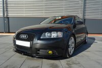 Maxton Design Front extension black gloss - Audi A3...