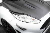 Maxton Design Scheinwerfer Blenden Böser Blick V.2 schwarz Hochglanz - Ford Fiesta ST / ST-Line / Standard MK7 FL