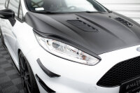 Maxton Design Headlight dazzle evil eye V.1 black gloss - Ford Fiesta ST / ST-Line / Standard MK7 FL