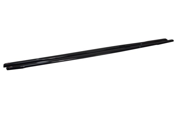 Maxton Design Side skirts extension extension V.2 black gloss - Für. BMW 1 Series F20 M135i / M140i / M-Package